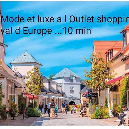 Jolie dépendance cosy et individuelle a 2 pas de Disneyland Chalifert Exterior foto